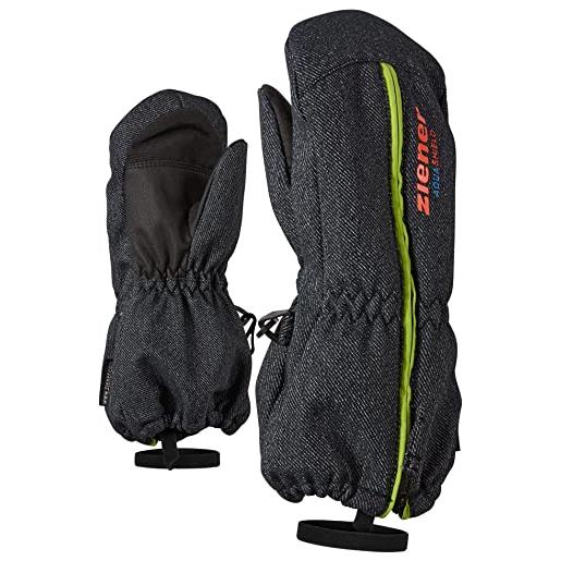 Ziener baby langelo - guanti da sci per sport invernali, impermeabili, traspiranti, 80 cm