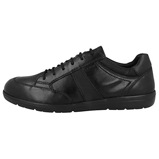 Geox u leitan f, scarpe uomo, nero (black), 46 eu