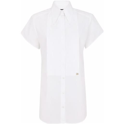 Dolce & Gabbana camicia con logo dg - bianco