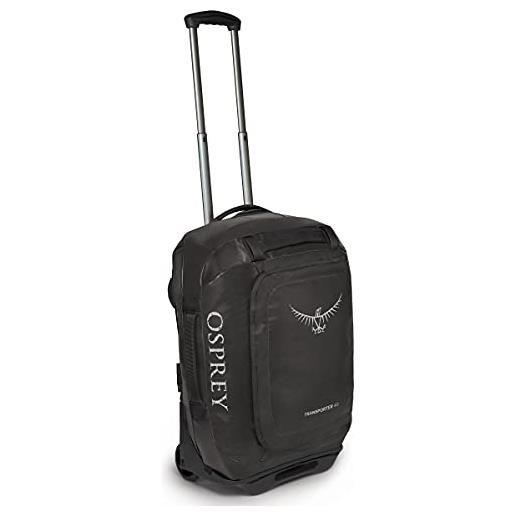 Osprey, rolling transporter 40 borsone da viaggio black o/s unisex-adult, s