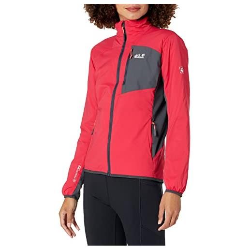Jack Wolfskin, atmos , giacca isolata, raspberry red. , s, donna