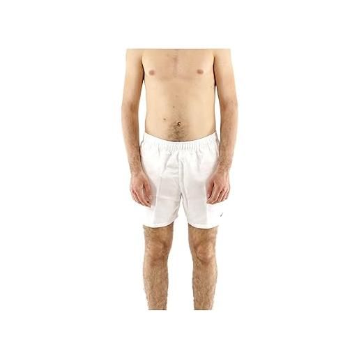 Nike 5 volley short, costume da bagno uomo, bianco, m