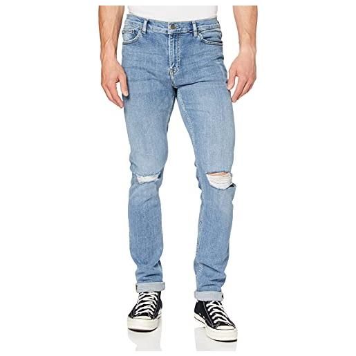 Dr. Denim inseguimento jeans, ondulazione azzurro, w33 / l30 uomo
