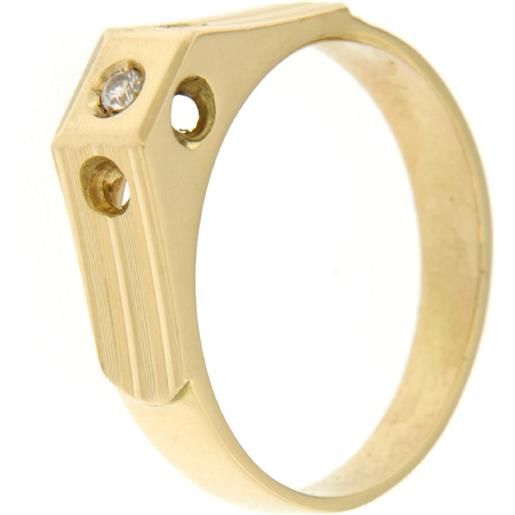 Gioielleria Lucchese Oro anello uomo oro giallo gl100205