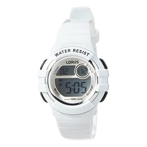 Lorus orologio cronografo digitale unisex con cinturino in pu r2383hx9