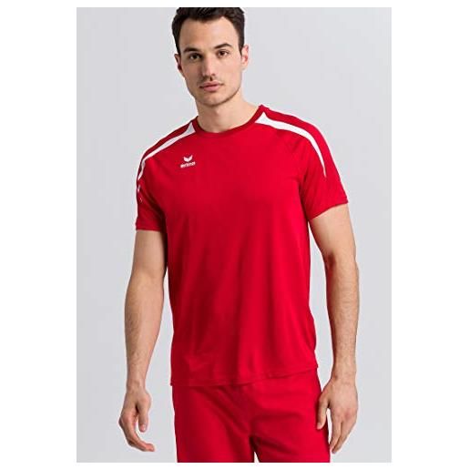 Erima 1081821, t-shirt uomo, rosso/rosso scuro/bianco, xxxl