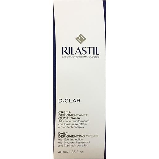 Rilastil linea d-clar trattamenti depigmentanti macchie crema uniformante 40 ml