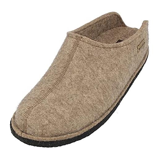 HAFLINGER flair smily pantofole in feltro di lana jeans pantofola, taglia 37