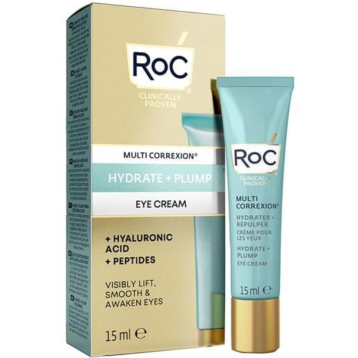 Roc multi correxion hydrate+ plump crema occhi 15 ml