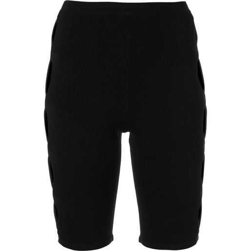 Dion Lee shorts con dettaglio cut-out - nero