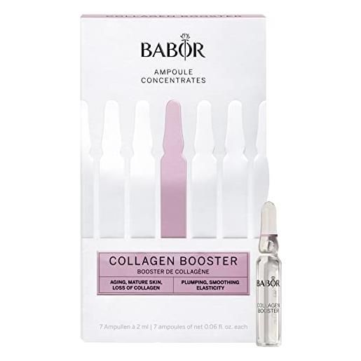 BABOR collagen booster, trattamento viso anti-aging anti in fiale, con tripeptide per più elasticità e levigatezza, ampoule concentrates, 7 x 2 ml
