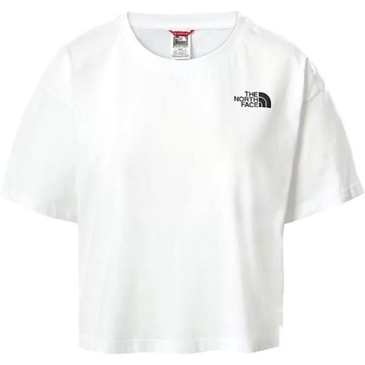 THE NORTH FACE t-shirt simple dome donna bianca