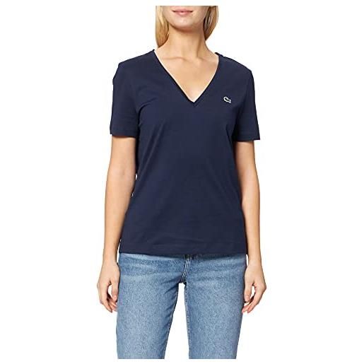 Lacoste tf8392 t-shirt, blanc, 36 donna