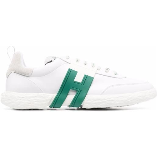 Hogan sneakers con logo - bianco