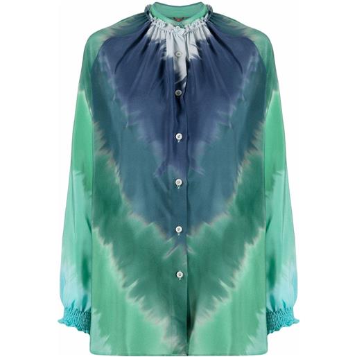 F.R.S For Restless Sleepers blusa con fantasia tie dye - verde
