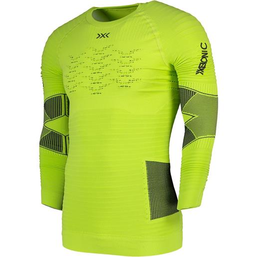 X-bionic effektor 4.0 run long sleeve t-shirt verde s uomo