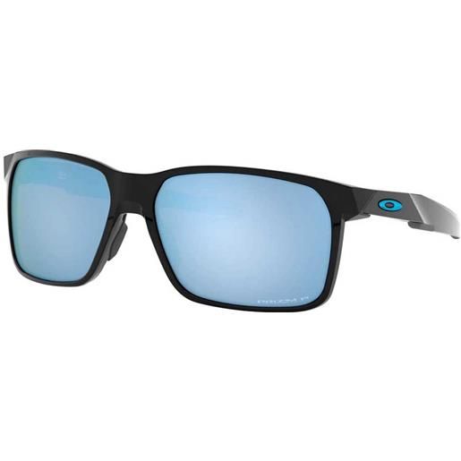 Oakley portal x prizm deep water polarized sunglasses blu, nero prizm deep h2o polarized/cat3