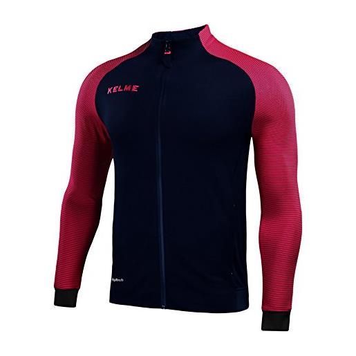 KELME training jacket, giacca da allenamento da uomo, blu scuro, rosa neon, xxl