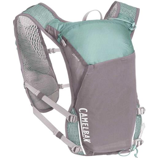 Camelbak zephyr 10l with 2 quick stow flask hydration vest grigio