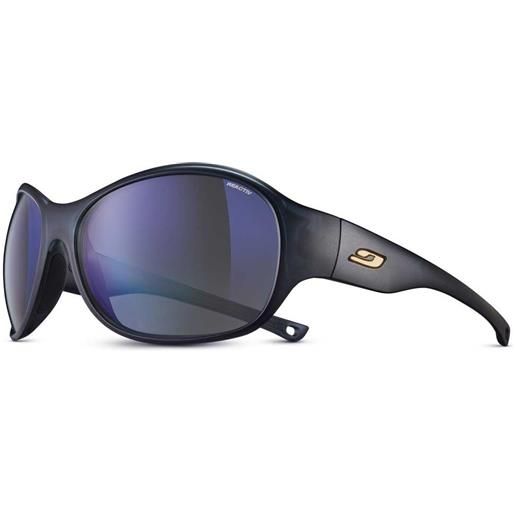 Julbo island polarized sunglasses nero smoke multilayer blue/cat2-3