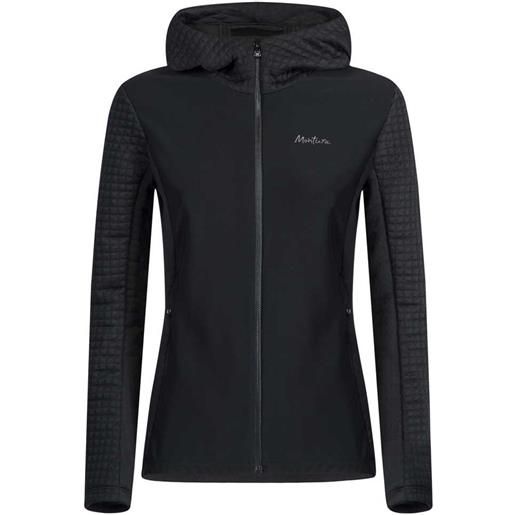Montura air fitness hooded fleece nero xs donna