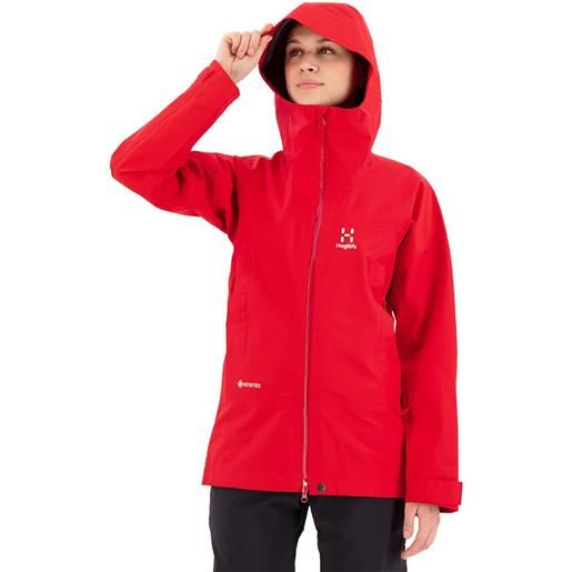 Haglofs spire alpine goretex jacket rosso xs donna
