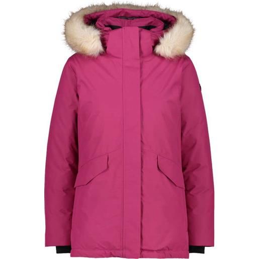 Cmp zip hood 31k2966 parka rosa 2xs donna