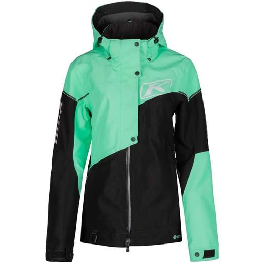Klim alpine hoodie jacket verde, nero m / regular donna