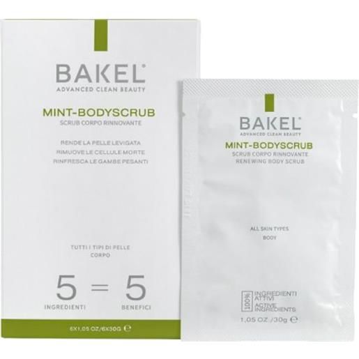 Bakel Bakel mint-bodyscrub scrub corpo rinnovante 6 x 30 gr
