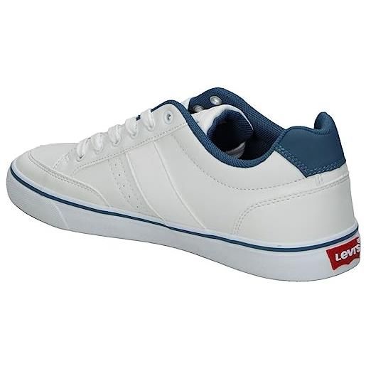 Levi's turner 2.0, scarpe da ginnastica uomo, white/blue, 43 eu