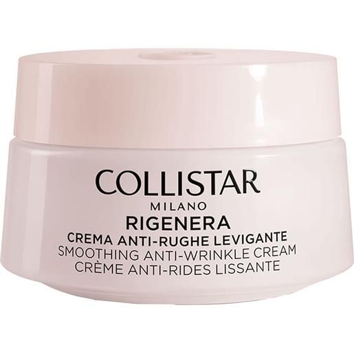 COLLISTAR rigenera crema anti-rughe levigante viso e collo anti-età 50 ml donna