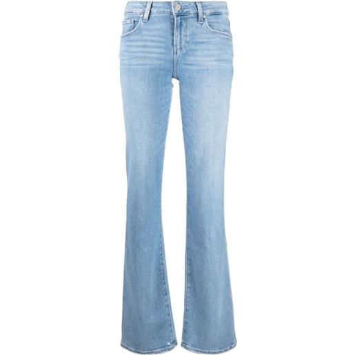 PAIGE jeans svasati sloane con effetto vissuto - blu