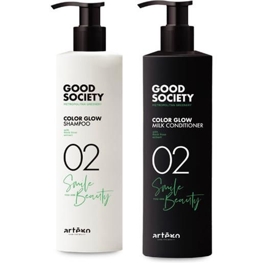 ARTEGO artègo good society kit 02 color glow shampoo 1000 ml + conditioner 1000 ml