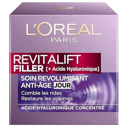 L'Oréal Paris Revitalift l' oréal paris revitalift filler cura anti age giorno revolumisant graduale all' acido ialuronico 50 ml