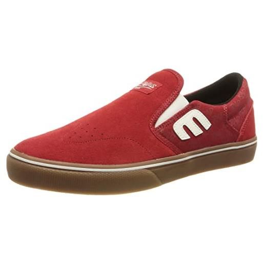 Etnies marana slip x rad, scarpe da skateboard uomo, gomma rossa e bianca, 37 eu