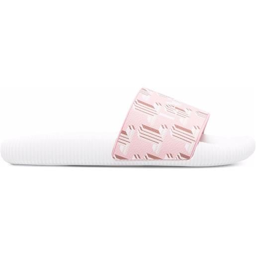 Lanvin sandali slides con stampa - rosa