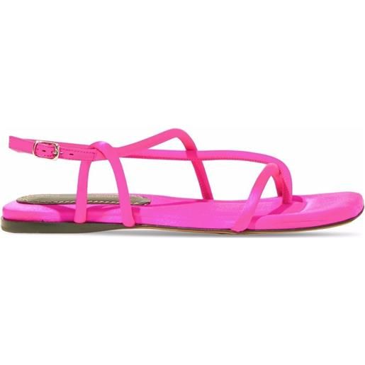 Proenza Schouler sandali con cinturino in effetto raso - rosa