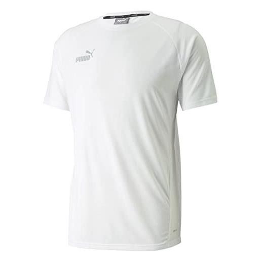 PUMA teamfinal-maglietta casual, shirt uomo, colore bianco, xl