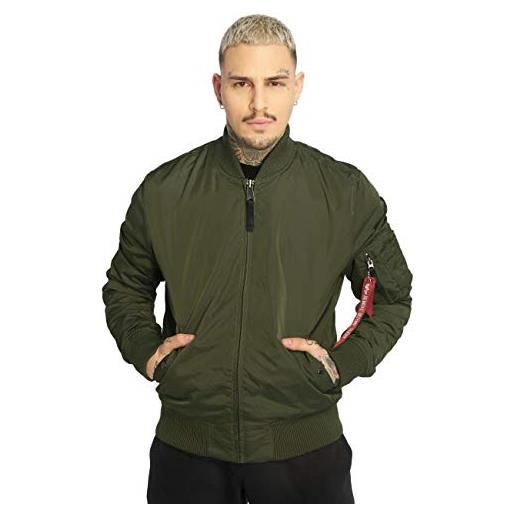 Alpha industries 1 tt bomber jacket per uomo giacche, sage-green, m