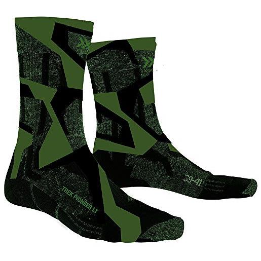 X-Socks trek pioneer light socks, calzini da escursionismo unisex-adulto, granite grey/modern camo, 42-44