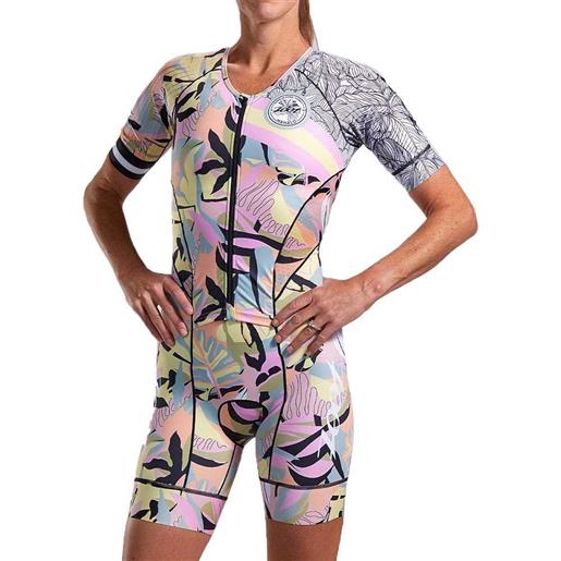 Zoot ltd aero short sleeve trisuit rosa xl donna