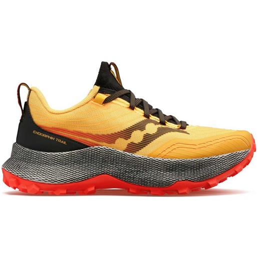Saucony endorphin trail running shoes arancione eu 40 uomo