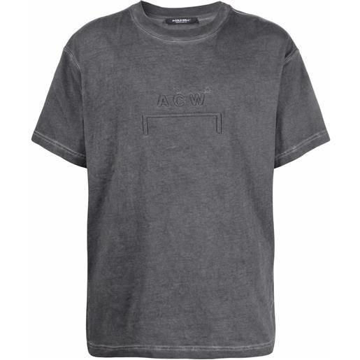 A-COLD-WALL* t-shirt con ricamo - nero