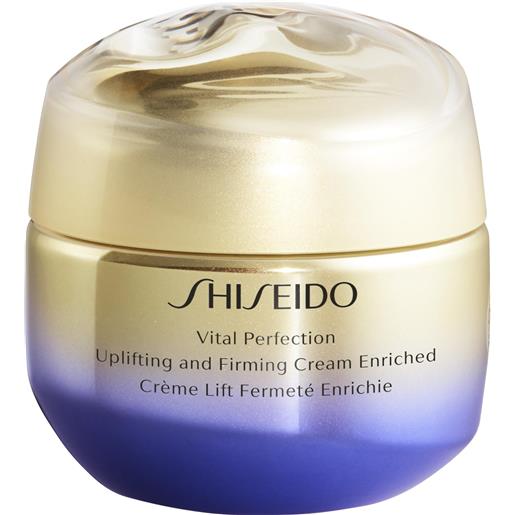 Shiseido uplifting and firming cream enriched 50ml tratt. Lifting viso 24 ore, tratt. Viso 24 ore antimacchie, tratt. Viso 24 ore illuminante