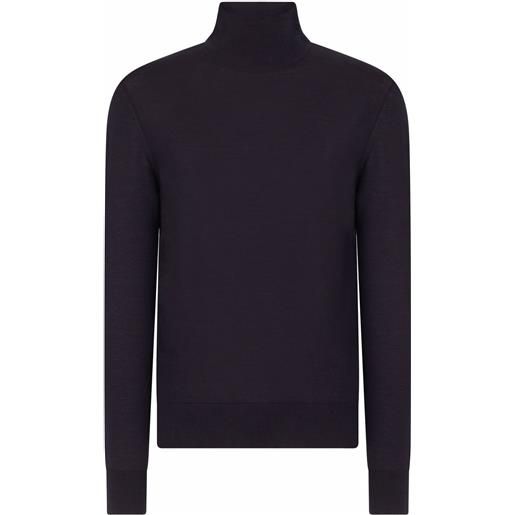 Dolce & Gabbana maglione a collo alto - blu