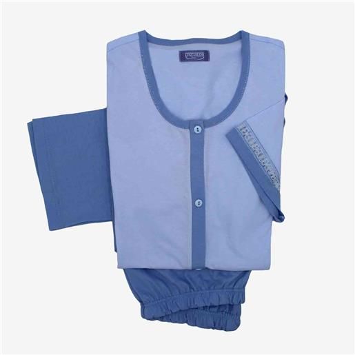 LINCLALOR pigiama manica corta aperto in cotone LINCLALOR 71233