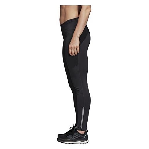 adidas w agravic tight, leggings sportivi donna, carbon, 48