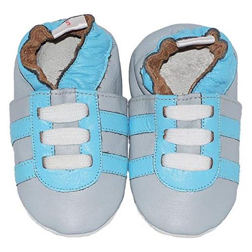 Baby Steps babysteps sneaker grigio blu, taglia xl, colore: grigio