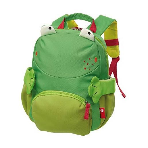 Sigikid mini rucksack, frosch zainetto per bambini, 26 cm, 8.008 liters, verde (grün)