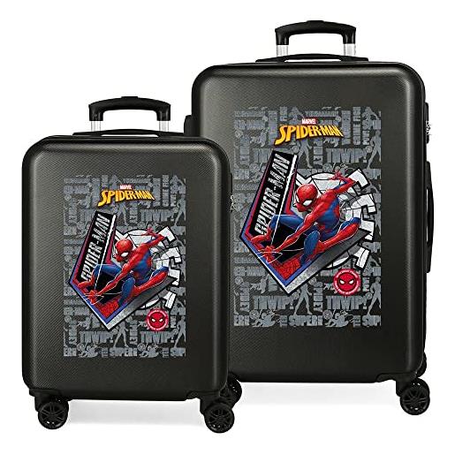 Marvel great power set di valigie, 48 x 68 x 26 cm